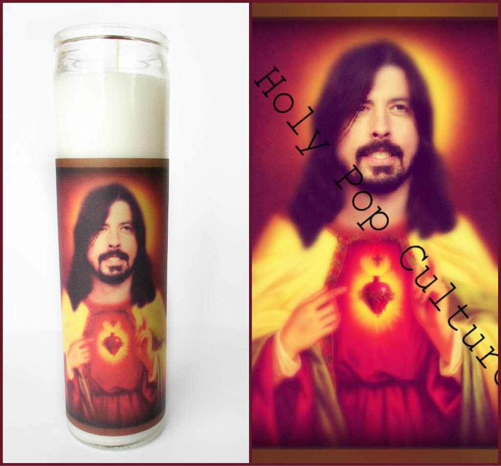 Saint Grohl Prayer Candle // Dave // Foo Fighters // Nirvana