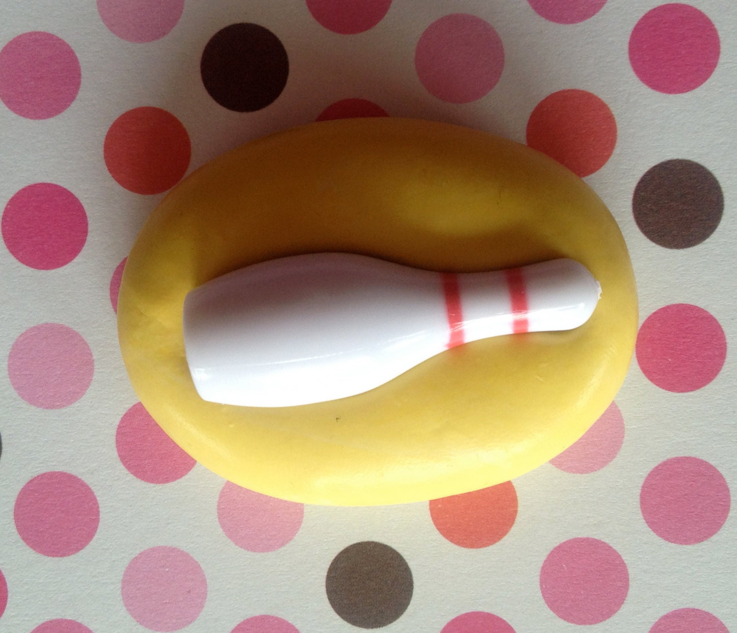 BOWLING Pin Silicone MOLD Kawaii Cake Topper Clay Mold