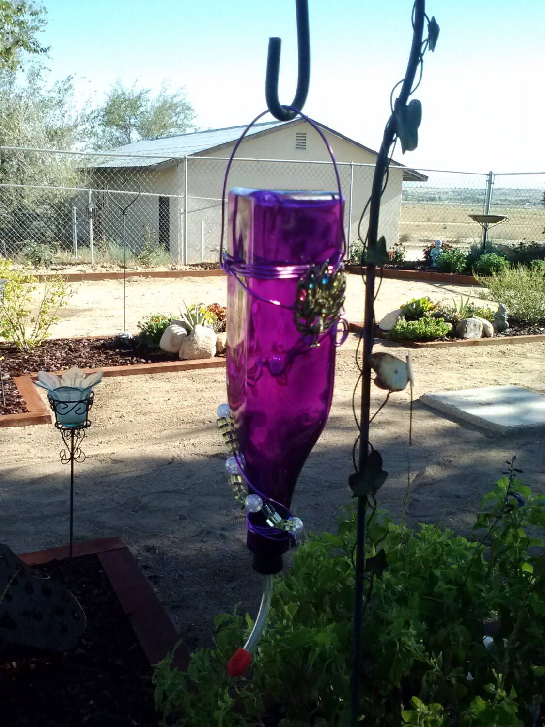 purple hummingbird feeder garden jewel a by sassysunflowers purple hummingbird feeder garden jewel a by sassysunflowers