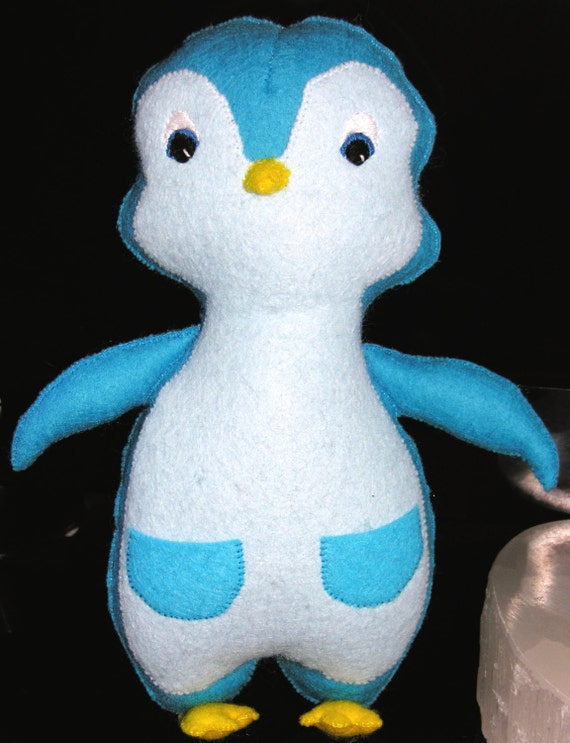 blue penguin plush