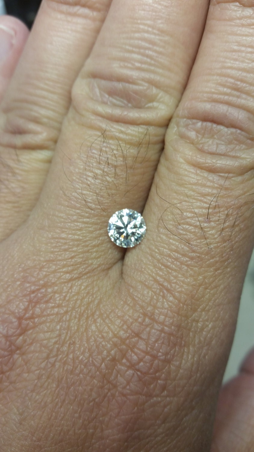 1 53 Carat G VS2 Diamond Engagement Ring 14K 4 Prong