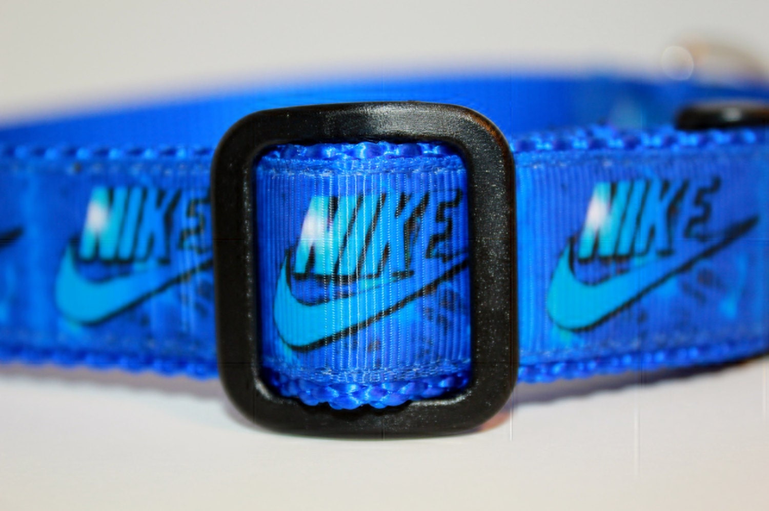Nike Blue Dog Collar/ Nike Collar/ Exercise Collar/ 1inch