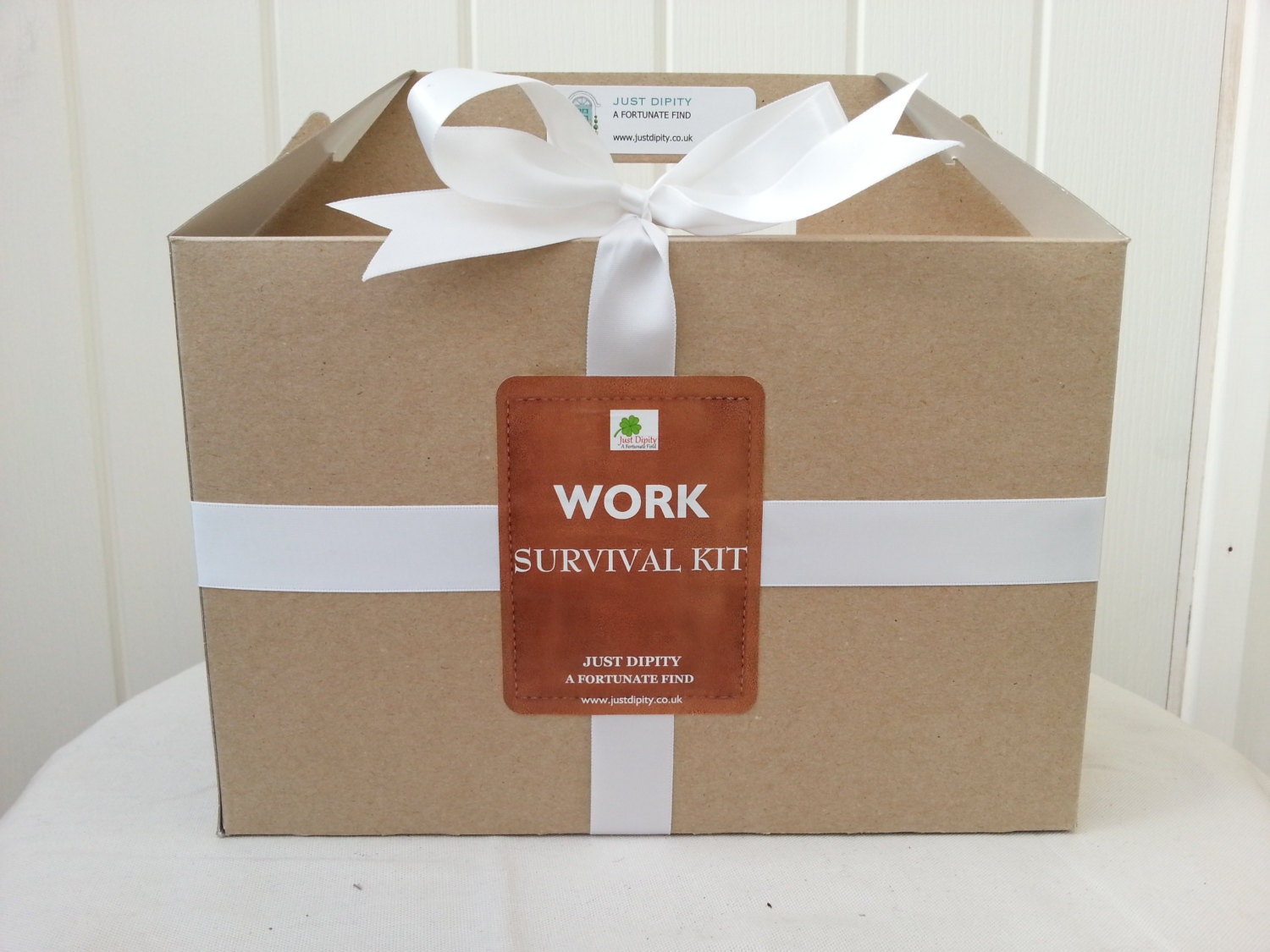 Humorous yet touching Work Survival Kit that anyone will love