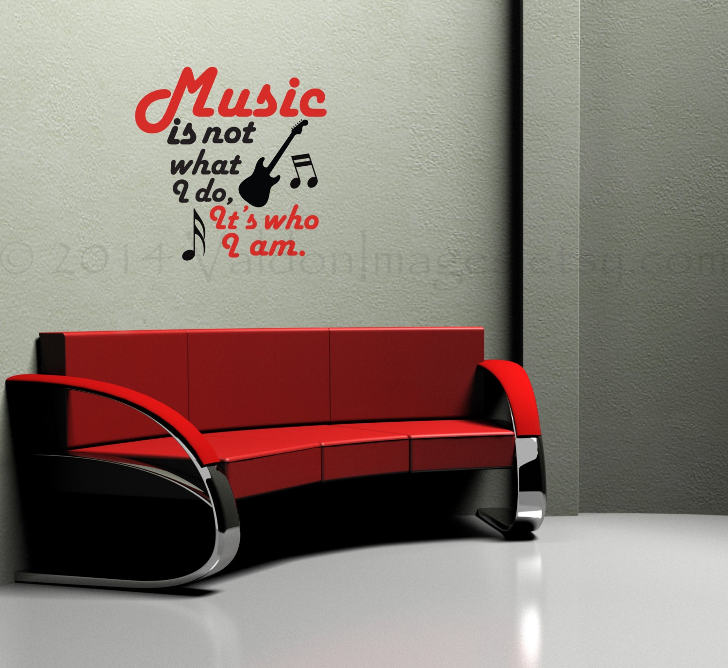 Music wall decal music quote decal subway art vinyl decal