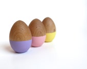 Pastel Easter Eggs, Wooden Eggs