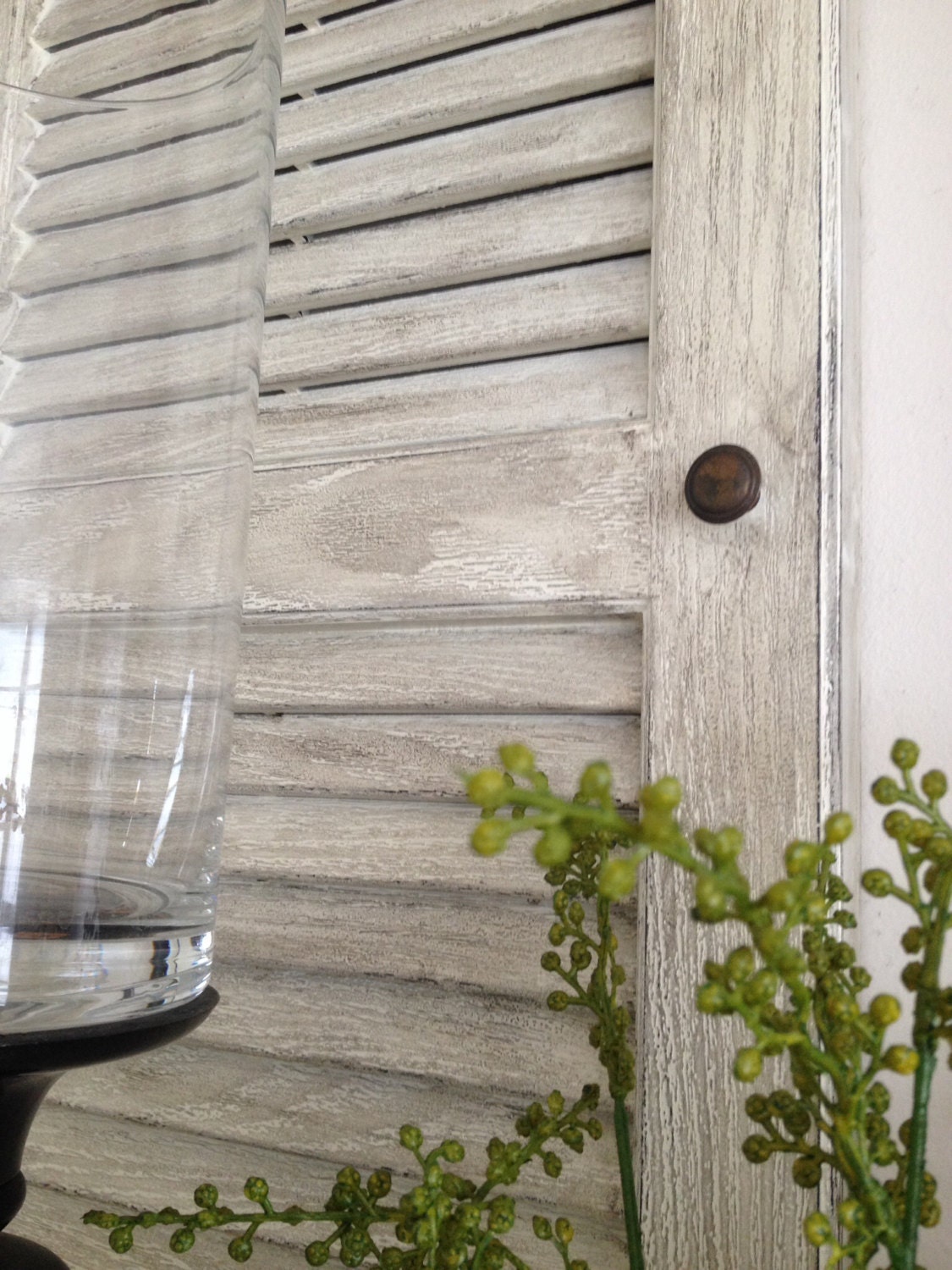 Antiqued window shutters indoor/outdoor decor by SavannaSweets