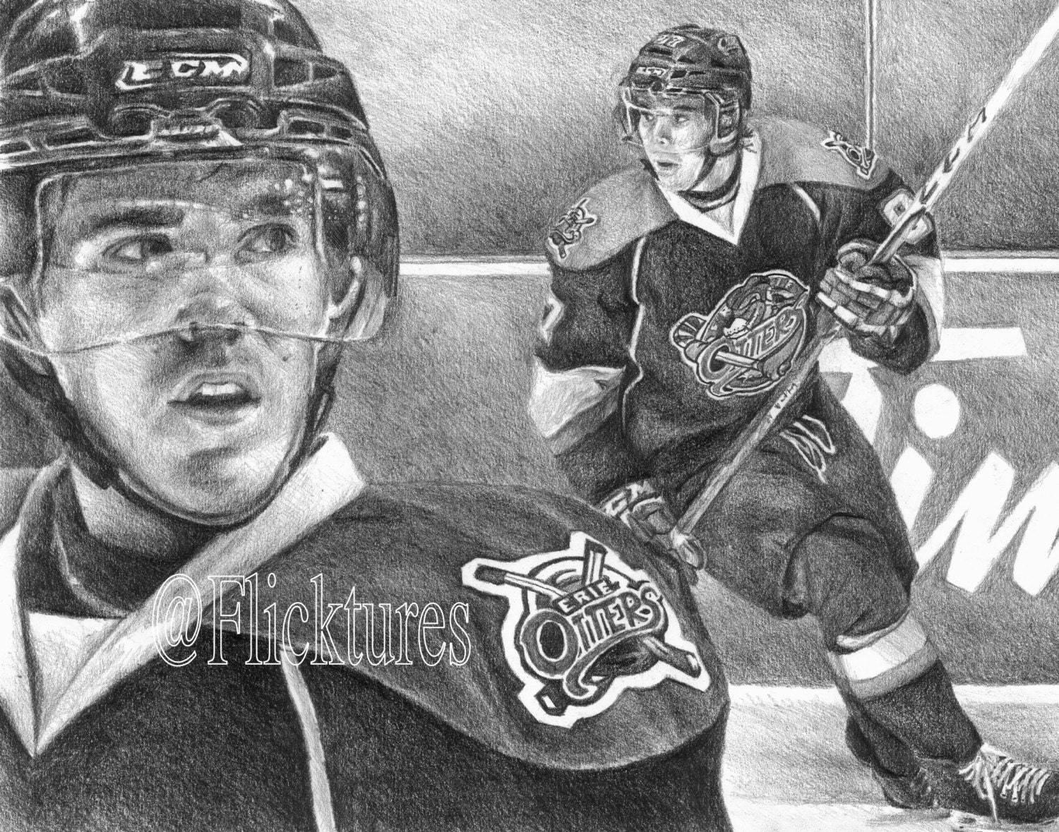 Connor McDavid Print Limited Edition signed and numbered by