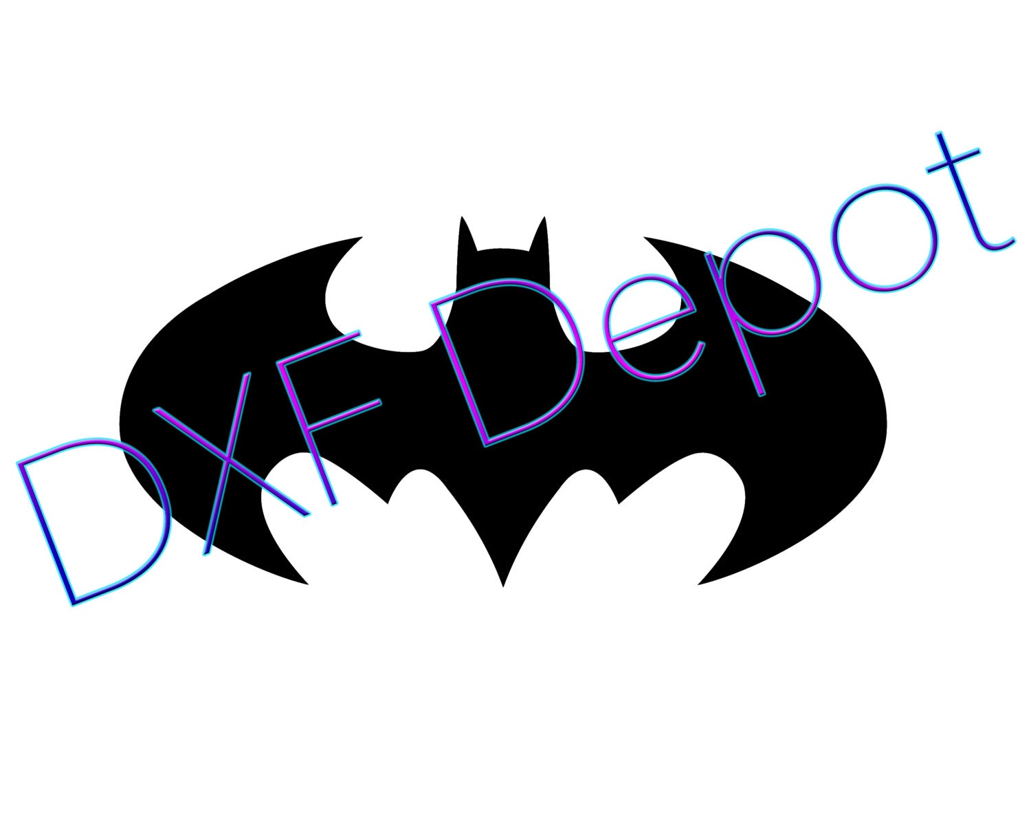 Download Batman .dxf format. CNC Cut File Vector Art Clip Art