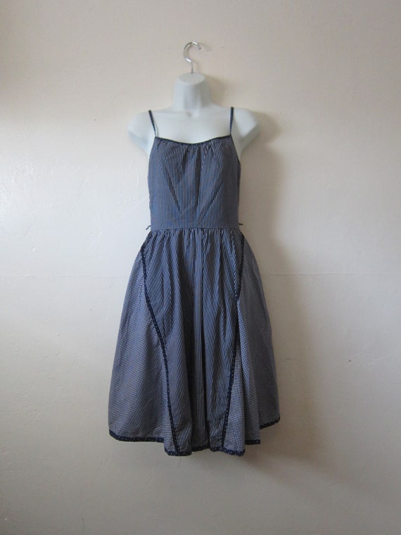 Items similar to 70's Blue Lanz Dress - Size XS - 50's Style - Vintage ...