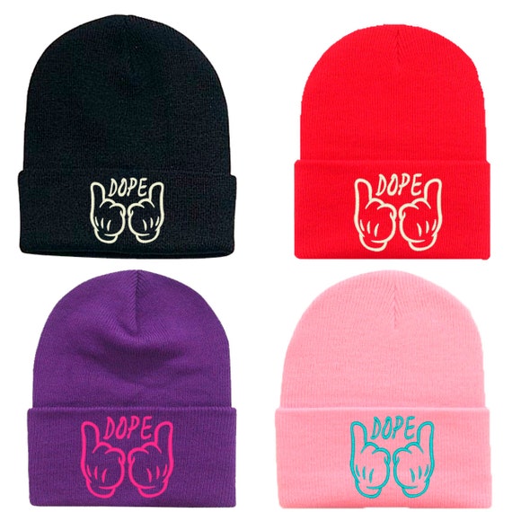 Dope Beanie Hip-hop Beanie Fashion Beanie Mickey Hands Dope Beanie