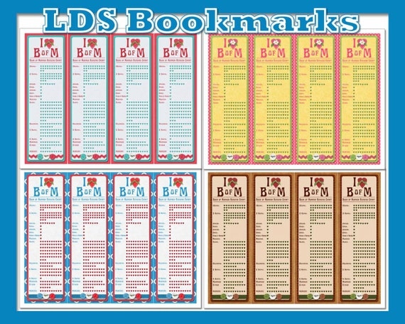 lds bookmarks instant download printable bookmarks