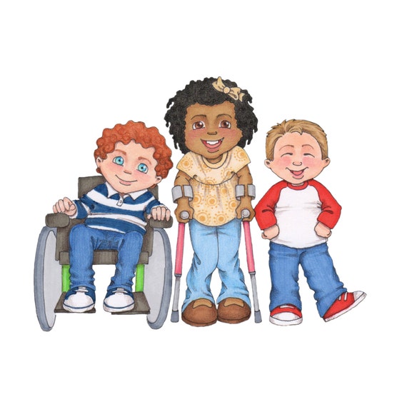 SPECIAL NEEDS digital clip art.
