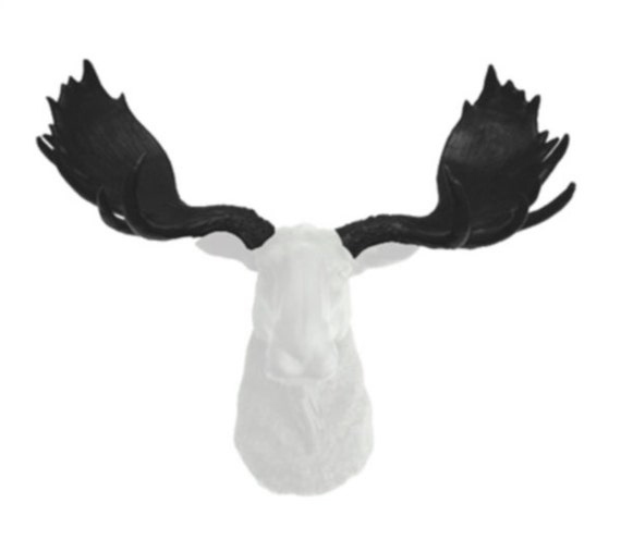 toy moose head wall mount