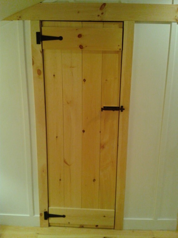 Items similar to Charming Solid Pine Rustic Interior Door on Etsy