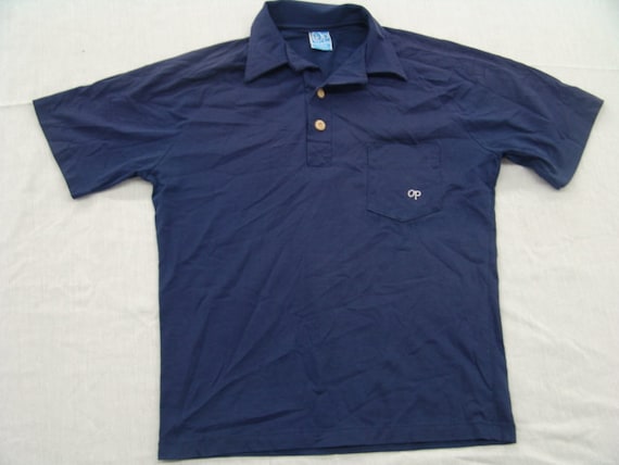 Vintage 80 s Op Ocean Pacific Cotton Polo Shirt Size by 