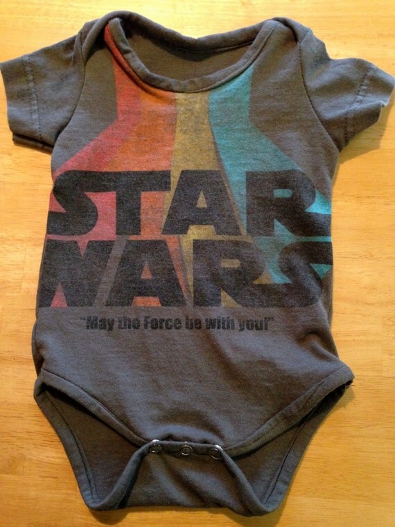 Star Wars Baby Onesie Bodysuit 69 months Kids Cool by Joyaltee