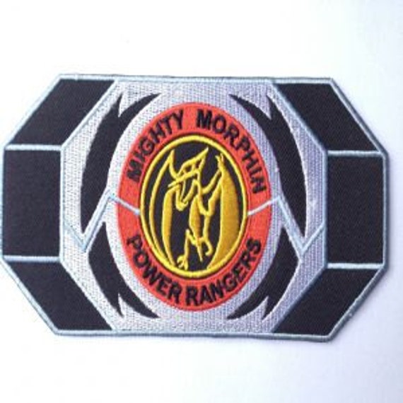 Mighty Morphin Power Rangers Iron on Patch by PremierPatch on Etsy