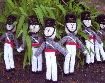 USMA, West Point cadet crocheted doll