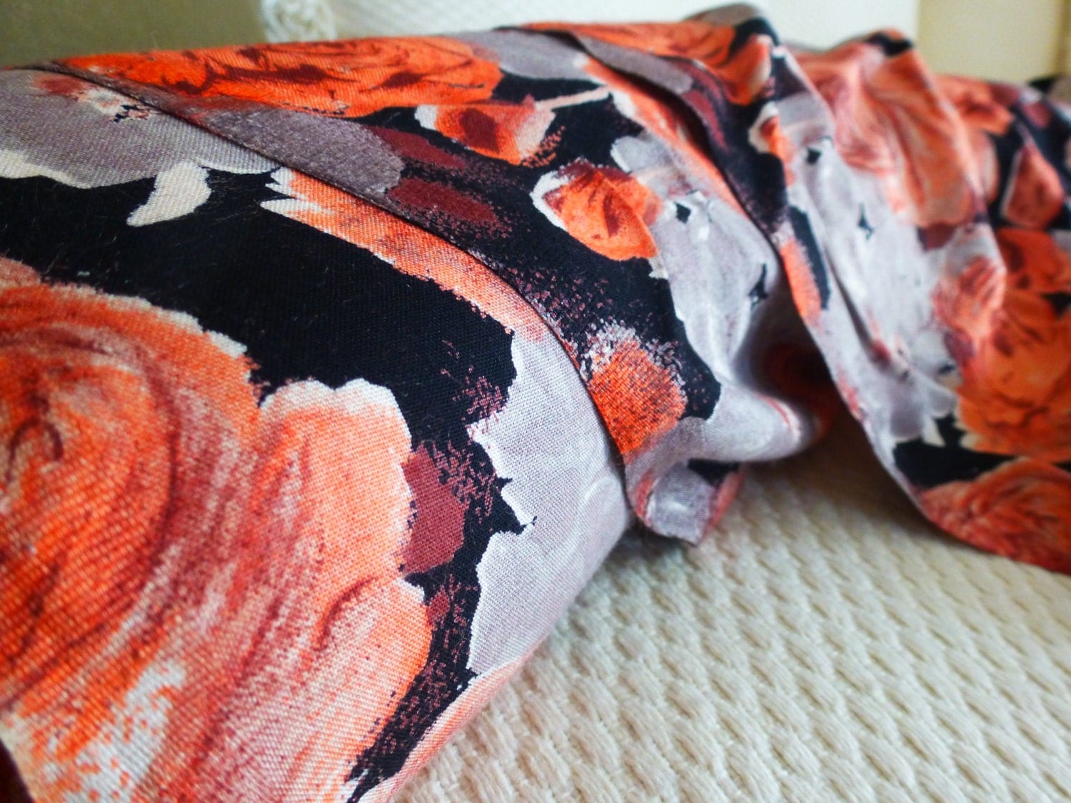 1.5 Yards Rayon Challis Fabric by the Yard Floral Rayon