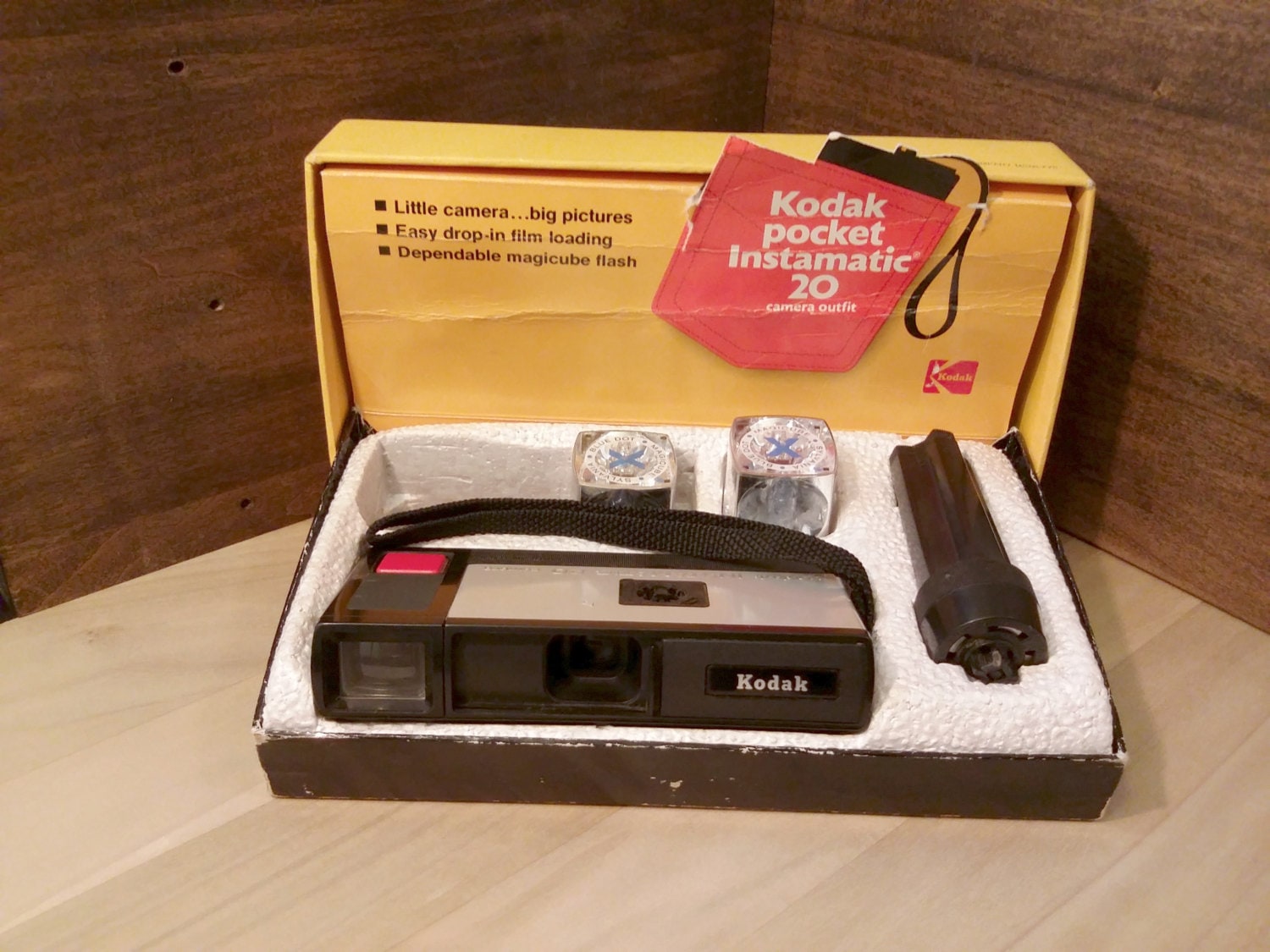 1970's Kodak Pocket Instamatic 20 with box