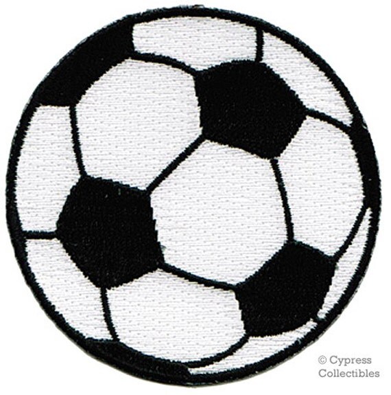 SOCCER BALL PATCH ironon embroidered major league sports