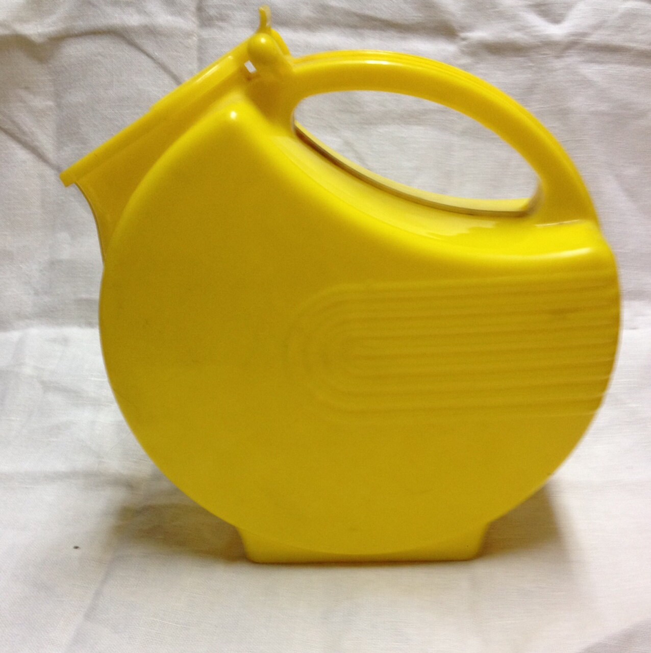 Vintage 1950's Yellow Plastic Pitcher by Lisa4Vintage on Etsy