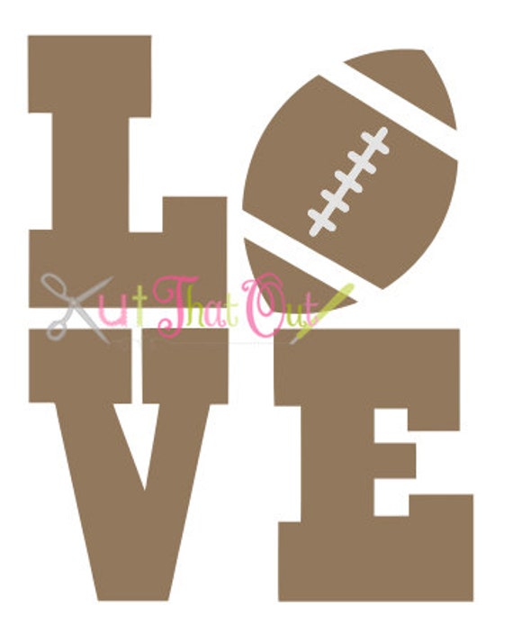 Download Football Love Design SVG file