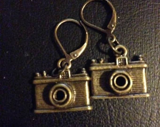 Camera earrings