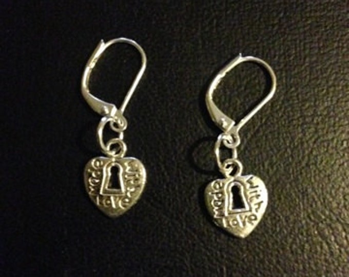 made with love earrings