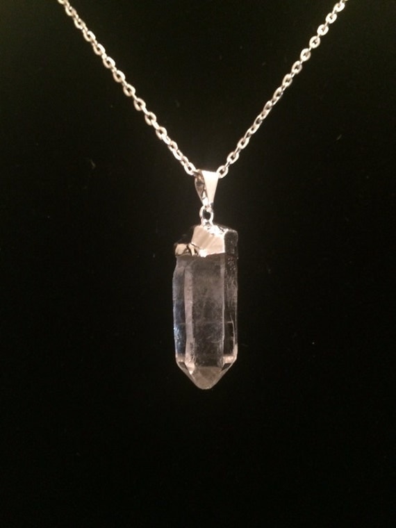 Quartz Necklace Raw Quartz Necklace Quartz Pendant