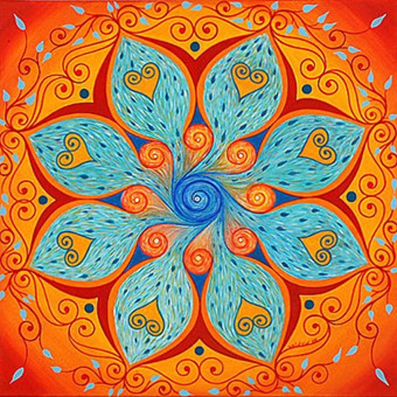 Items similar to Spiral Mandala Flow Mandala Movement mandala