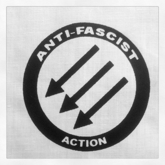 Anti-Fascist Action Patch by AnarchoTreehouse on Etsy