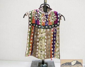 Vintage Child's Vest, Afghanistan- Ceremonial Turkman, #12