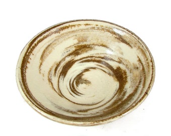 Marbleized Stoneware Bowl - Black Mountain Clay and Porcelain Bowl - Handmade Ceramic Bowl Set - Wheel Thrown Pottery - Ships Today