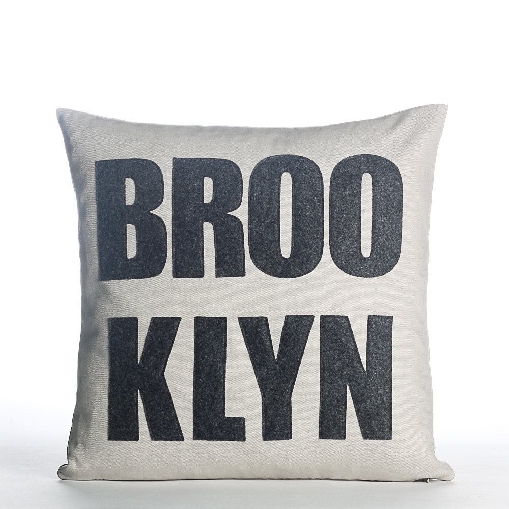 Decorative Pillow Throw Pillow Brooklyn pillow