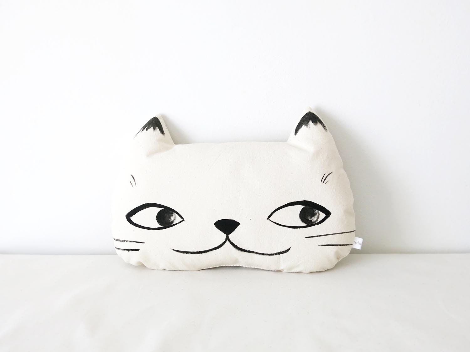 large cat pillow