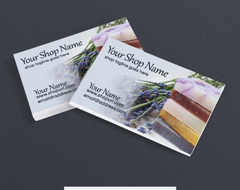 SALE 30% OFF Business Card Designs - Printable Business Card Design - Premade - Soap 2