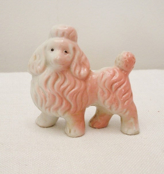 ceramic poodle figurines