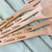 Personalized Mom (5) Custom Kitchen Wooden Spoons for Birthday Gift, Bamboo Cooking Utensil, Gift for Mom, Gifts for Women