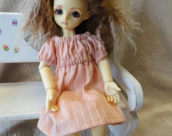 Yo-sd bjd Chemise Dress Peach