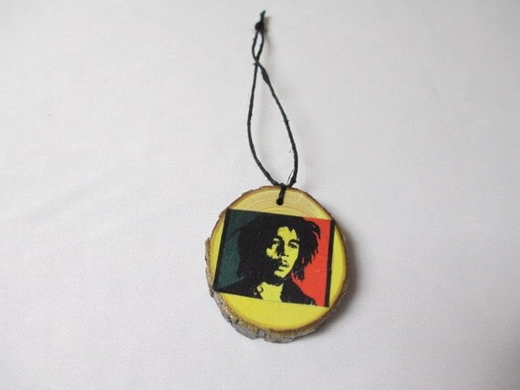 bob marley rasta christmas ornament tree branch wood slice bob marley rasta christmas ornament tree branch wood slice