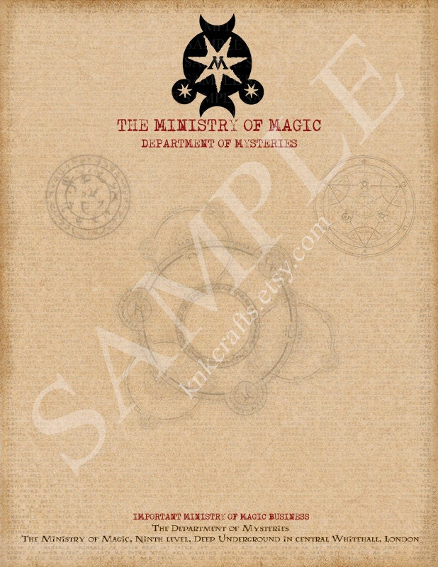 Department of Mysteries of the Ministry of Magic Harry Potter
