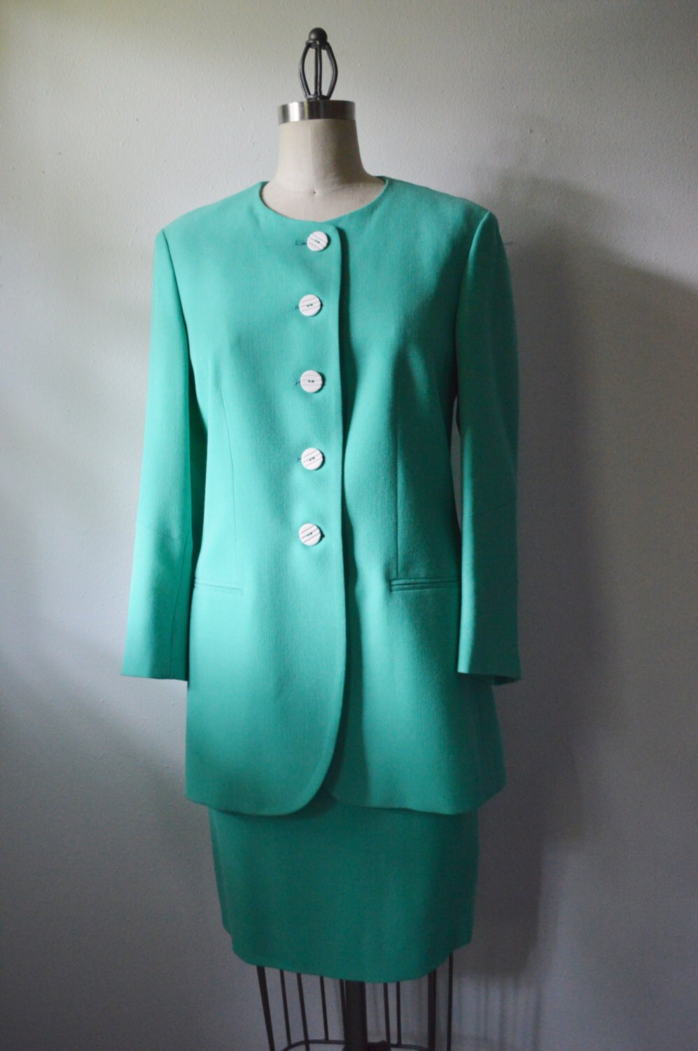 New Womens Business Suits Light Mint Green Formal Pant