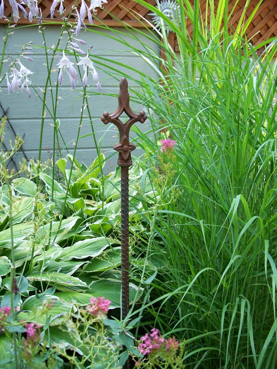 Rusty Steel Garden Stake Garden Decor Decorative Garden Rusty Steel Garden Stake Garden Decor Decorative Garden