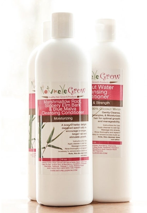 Marshmallow Root Slippery Elm Hair Growth Shampoo by NaturelleGrow