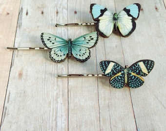 Blue Butterfly Hair Accessory