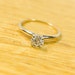 Classic Modern Traditional 18K Yellow Gold 0.47ct Natural Round Diamond Ladies Engagement Ring Size 6 - 1.7 grams FREE SHIPPING