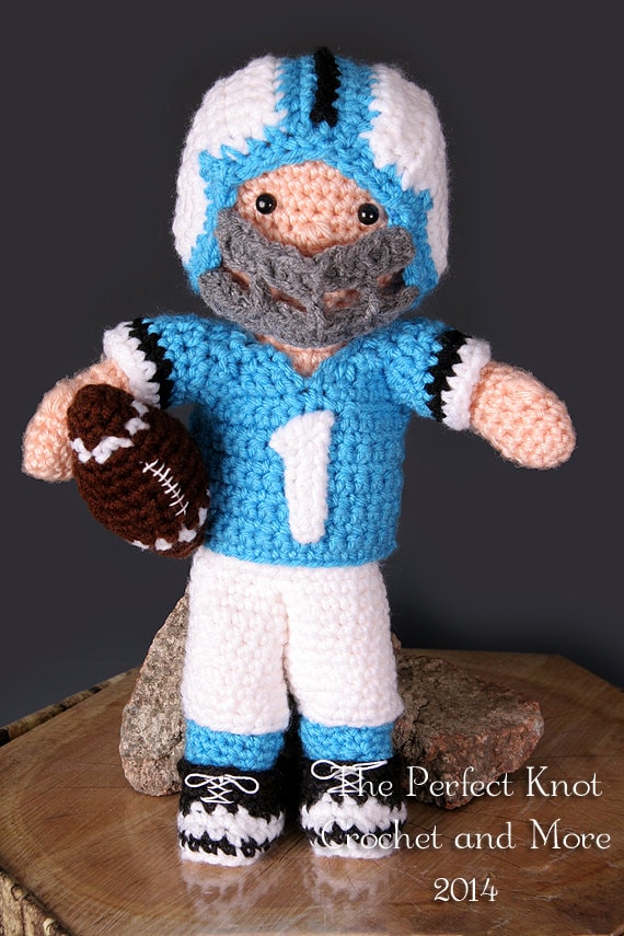 How To Crochet A Football Applique YouTube