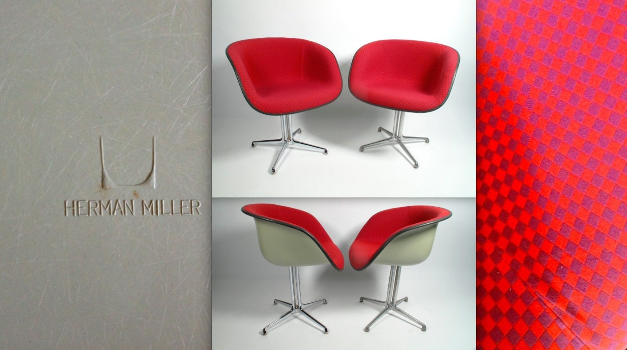 2 EAMES ALEXANDER GIRARD Chair La Fonda del Sol Arm Chair Violet and ...