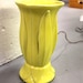 Mid-Century Modern Pottery Ceramic TV Lamp Elegant Yellow Tulip Design Haeger Cameron Clay Products CCP? Authentic Vintage WORKS!